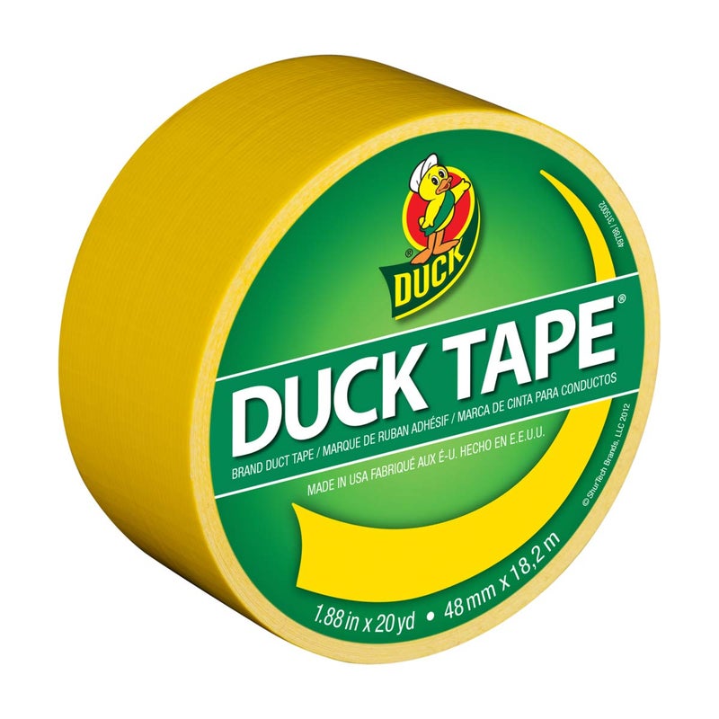 Duck Brand Duct Tape Color Trends Cool Combo 3-Pack, Yellow, Green and Aqua, 55 Yards Total - Image 1
